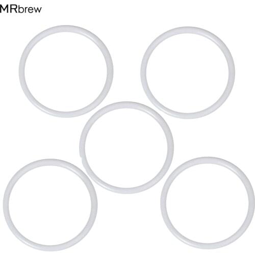 5pcs/lot White New Cornelius Type Food-grade Silicone O Ring Keg Seal Replacement