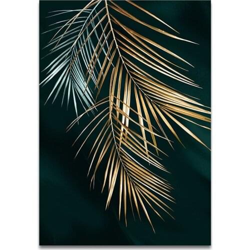 Abstract Golden Plant Leaves DIY Embroidery Cross Stitch 11CT Kits Needlework Craft Set Printed Canvas Cotton Thread Sell