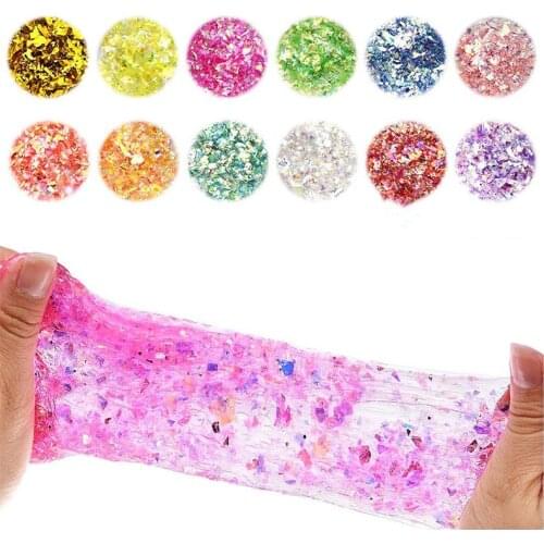 Big Bag Shiny DIY Glitter Slime Supplies Slime Additives Soft Slime Beads Slime Materials Clay Charms Accessories Toys for Kids