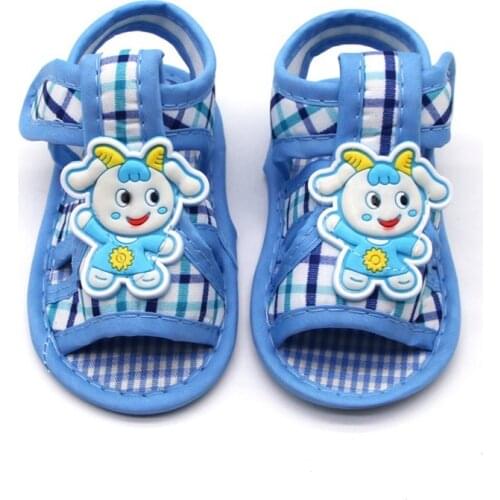 Baby Sandal Summer Newborn Toddler Boy Girl Cartoon Animal Sandals Soft Sole Outdoor Shoes