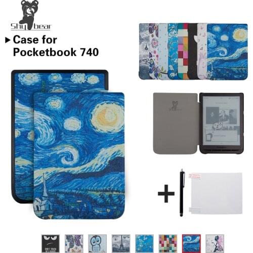 Case for PocketBook 740 7.8 inch InkPad 3 E-Book Auto/wake Tablet case for Pocketbook 740 Inkpad 3 Pro ereader Capa