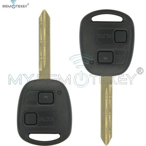 Denso(not Valeo) Remtekey 2pcs 2 Button 304mhz With no 4c 4d67 Chip optioanl Toy47 Blade For Toyota Rav4 Corolla Yaris