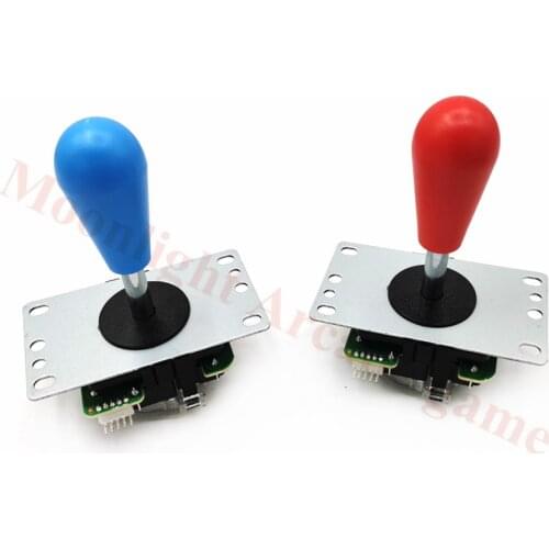 2PCS/Lot Copy Sanwa Joystick JLF TP 8YT fighting controller rocker with oval ball Jamma arcade DIY Zero Control DIY PC PS3