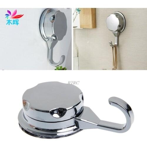 Chromed Suction Cup Kitchen Hooks for Towel Hooks Bathroom Wall Hook Vacuum Hook APR10_35 Nov