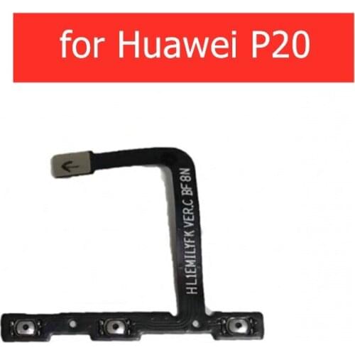For Huawei P20 Power Volume Side Key button Flex Cable On Off Switch Flex Cable Replacement Repair Parts