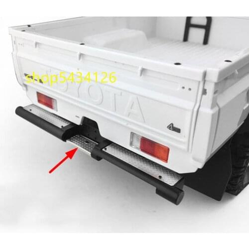 Metal Rear Bumper For 1/10 RC-4WD TF2 LWB Chassis + Toyota Killerbody LC70 Body