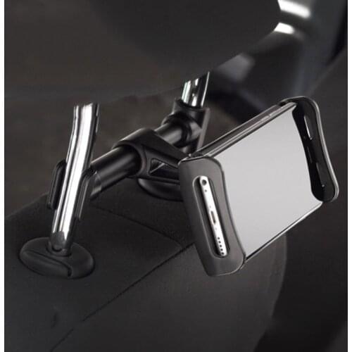 Fashion Car Headrest Rear Pillow Car Bracket For iPad Mobile Phone 360 Degree Rotation Easy To Install Creative Car Phone Holder