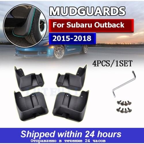 Set Car Mud Flaps For Subaru Outback 2015-2018 Mudflaps Splash Guards Mud Flap Mudguards Fender Front Rear Styling 2016 2017