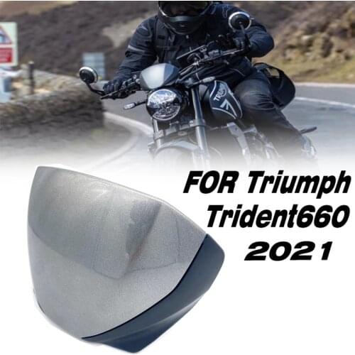 Motorcycle Front Windshield Windscreen Windshield Fairing Windshield Deflector for Triumph Trident 660 2021