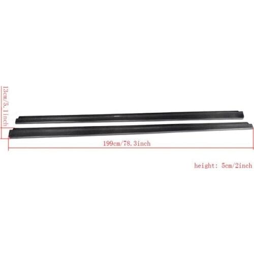 Applicable to Fiber Carbon Skirt，Side Door Sill and Skirt Benz W204 New C63 4-door Car