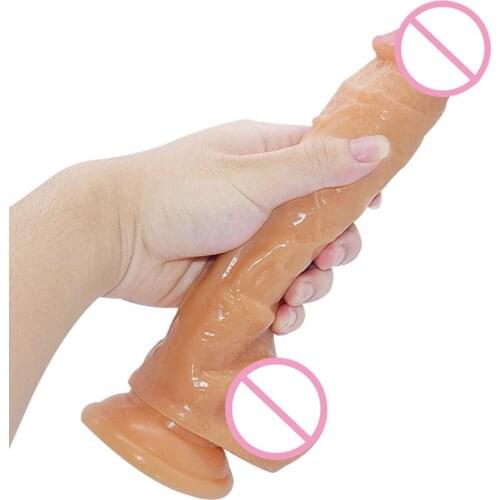 Suction Cup Dildo Realistic Penis Artificial Dick Erotic Jelly Dildo Sex Toys For Woman G-Spot Simulation Anal Dildo Sex Product