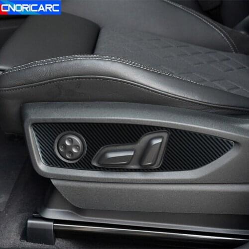 Car Styling Seat Adjustment Frame Decoration Cover Decals Trim For Audi Q5 FY 2018-20 Auto Interior Accessories