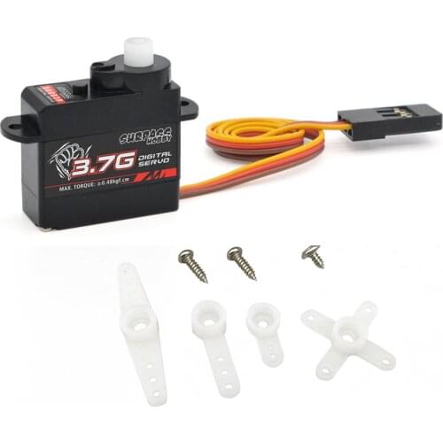 S0003P 3.7g Micro Digital Servo Plastic Gear Mini Servos For RC 1/24 Car Airplanes Fixed-wing Helicopter Parts