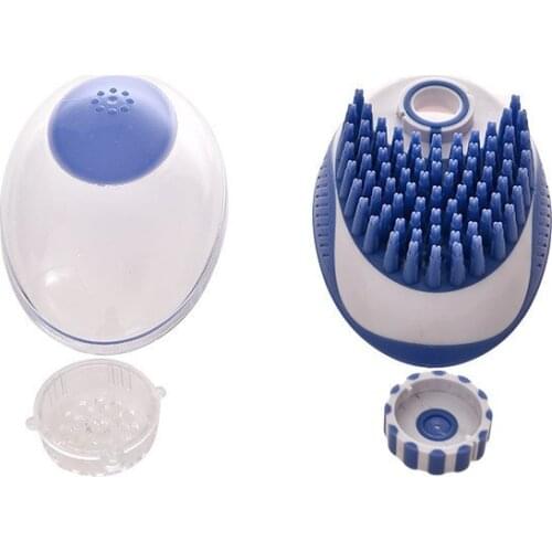 Pet brush bath massage brush, convenient for small and medium-sized cats and dogs general cleaning bath brush