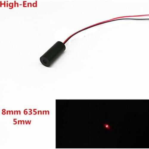 Ultrasmall Spot High Specification 635nm5mw Laser Module 8mm Red Laser Module
