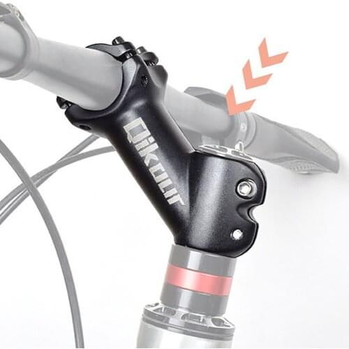 MTB Road Bike Handlebar Stem Riser 28.6 Front Fork Booster Positive And Negative 45 Degrees Handlebar Stem for Bike Accessories