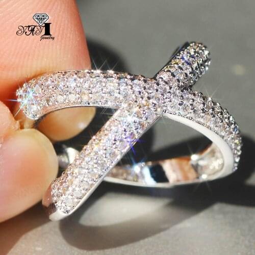 YaYI Jewelry Fashion Princess Cut 3.8CT Purple Zircon Silver Color Engagement Rings wedding Lover Rings Party Rings 1137
