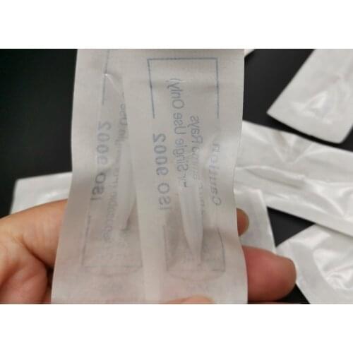 300Pcs 1RT wholesale Disposable Eyebrow Lips Tattoo Plastic Tips Nozzles for Permanent Tattoo Makeup Needles Supply