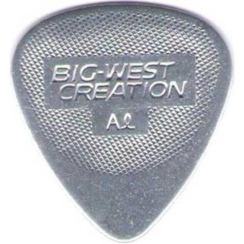 Big-West Creation BWC Guitar Pick TD2-AL (Tear Drop) Aluminium 2.0 mm, Made in Japan