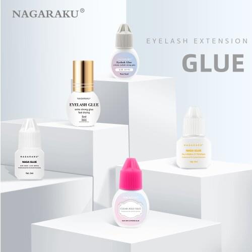 NAGARAKU New 5ml fast dry fans eyelash glue for Russian volume eyelash fans making glue dry time 1s premade fans strong glue
