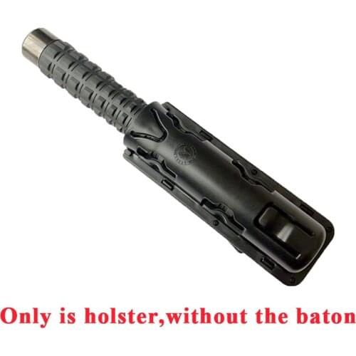 GAS Baton Holster 360 Degree Rotation Extensible Defense Baton Holder Case Outdoor Alarm Police Baton Telescopic Self Defense
