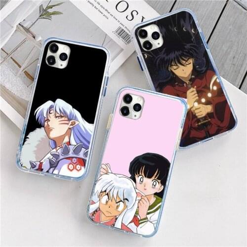 Anime Inuyasha Sesshoumaru Higurash Phone Case For iphone 12 5 5s 5c se 6 6s 7 8 plus x xs xr 11 pro max mini