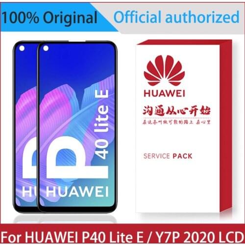 Original 6.21'' Display For Huawei P40 Lite E / Y7P 2020 LCD Touch Screen Digitizer Assembly Replacement Parts With Frame