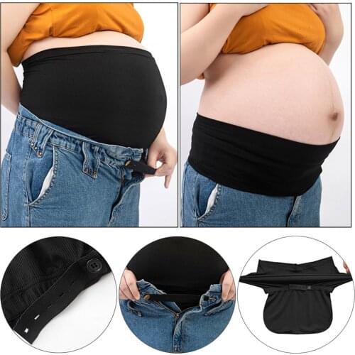 Maternity Pregnant Women Elastic Belly Support Care Band Pants Extender Belt For Pregnant Woman Corset Prenatal Care Shapewear