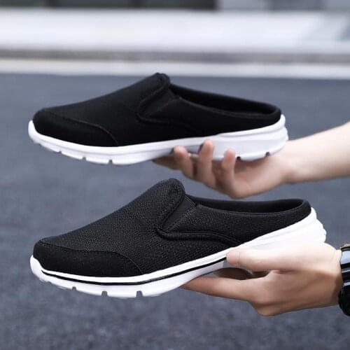 Big Size Summer Half Sport Shoes Men Sports Sneakers Husband Running Shoes Mens Sports Shoes Black Deporte Sneackers GME-2004