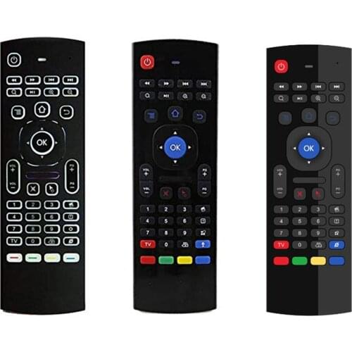 Mx3 Air Mouse Voice-Backlit Android Smart Wireless Air Mouse Remote Control T3 Mouse And Keyboard TV Box Wireless Keyboard