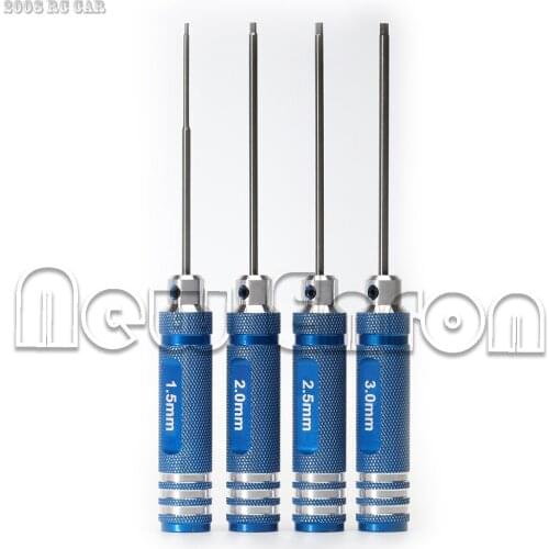Hexagon Screwdriver Screw Driver Tool Kit Metal 1.5/2/2.5/3mm for Axial SCX10 Traxxas TRX-4 Tamiya