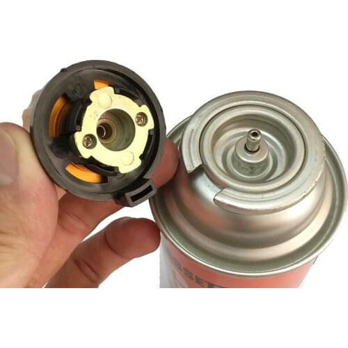 Outdoor Camping Hiking Gas Tank Adapter Stoves Connector Conversion Split Type Gas Furnace Connector Cartridge