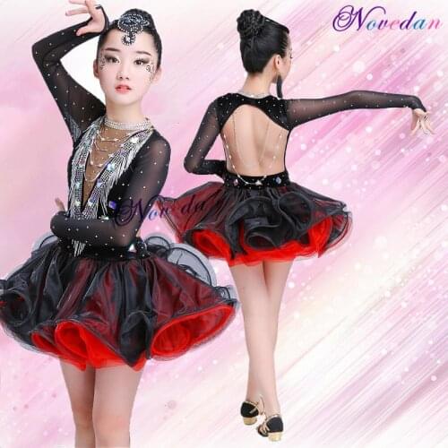 Latin Dance Dress Professional Costume For Girls Women Fringe Samba Costume Salsa/Ballroom/Tango/Cha Cha Competition Dresses