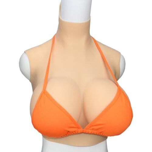 RAOPIN Crossdresser Silicone Breast Forms Silicone G Cup Boobs Shemale Fake Chest Transgender Cosplay Fake Boob Tits Breastplate