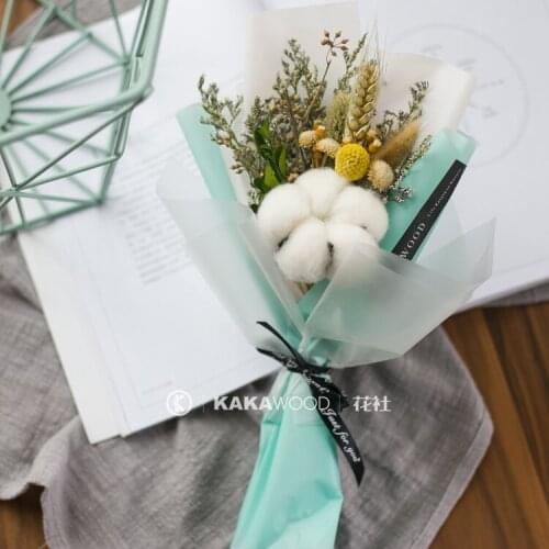 Northern European Ins Korean-Style Japanese-Style Natural Dried Flowers Holiday Birthday Gift Packaging Holding Flowers