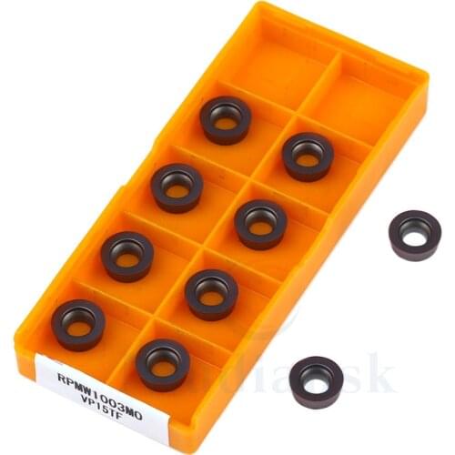RPMW1003MO VP15TF Milling Turning Tools Carbide Inserts CNC Lathe Tools RPMW1003 Cutting Tools , For Processing Stainless Steel