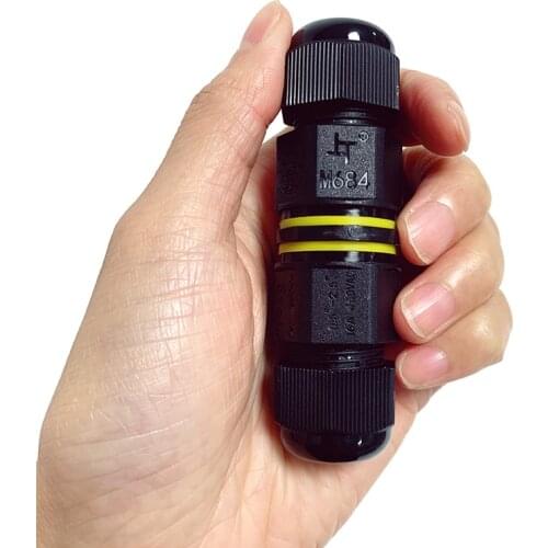 Waterproof Cable Connector 4-8mm 6-11mm 2pin 3pin 4pin 16A IP68 Outdoor Electrical Wire Connectors Junction Box for Led Lights