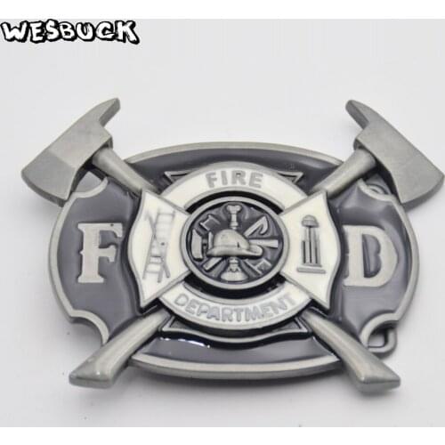 WesBuck Brand Mens Metal Belt Buckle Cowboy Cowgirl Silver Color Belt Buckle Fashion Jeans accessories