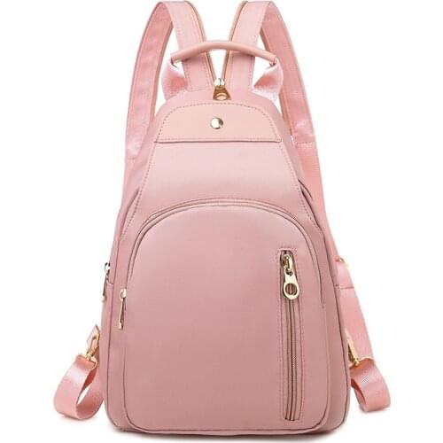 Women Waterproof Oxford Backpacks Vintage Female Shoulder Bag Ladies Travel School Bags For Girls Sports Rucksack Chest Bags Sac