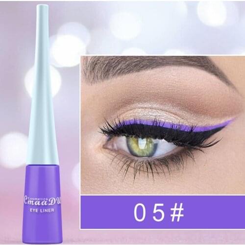 17 Colors Liquid Matte Eyeliner Pencil Quick Dry Waterproof Colorfut Eye Liner Pencil Blue White Pink Eyeliner Makeup Cosmetic