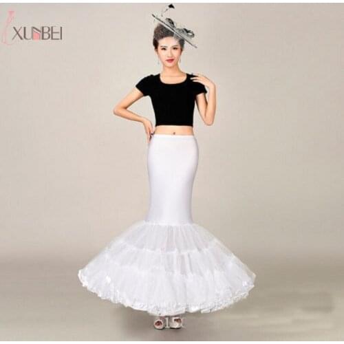 1 Hoop Cheap Long Wedding Bridal Petticoat Crinoline Ball Gown Skirt Rockabilly Tutu Underskirt Slips Wedding Accessories Jupon