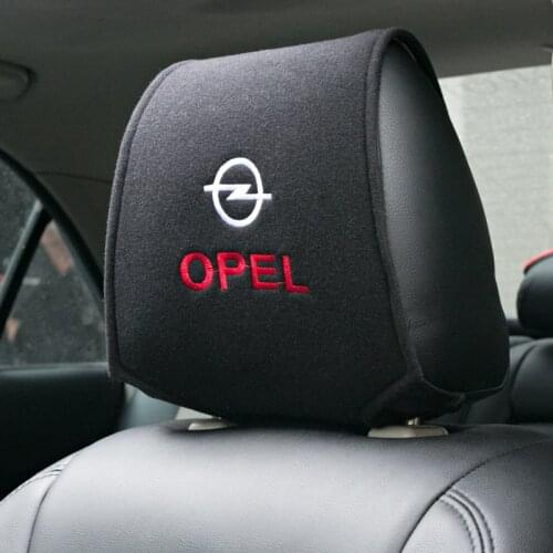1pc Car Interior Accessories Sticker Headrest Cover For Opel Astra H G J Insignia Mokka Zafira Corsa Vectra Pads Car Seat Cover