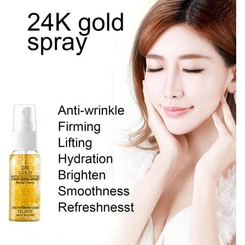 24K Gold Primer Serum Oil Control Face Moisturizer Primer Pore Minimizer Anti Aging Anti Wrinkle Acne Skin Serum Makeup TSLM1