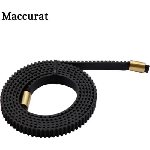 3D Printer belt black open timing belt GT2-6mm Rubber Aramid Fiber XY Axis Length Belt Replacement For Ender3 CR10 Ender5Printer