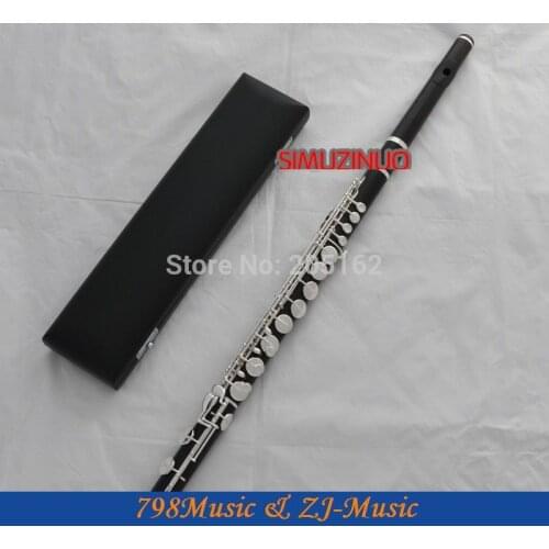 ALTO Flute-Silver Plated-African Blackwood Grenadilla-G Key