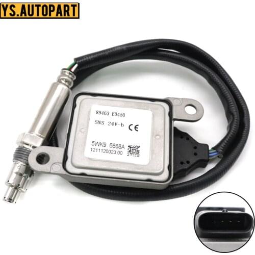 Car New Nitrogen Oxide Oxygen Nox Sensor 89463-E0450 5WK96668A Fit For Toyota Hino Truck 5WK9 6668A 89463E0450