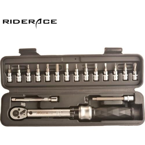 Bicycle Torque Wrench 1/4" DR 1-25Nm Screw Bolts Tightness Tool Cycling Repair Service Kit Industrial Bike Screwdriver Value Set
