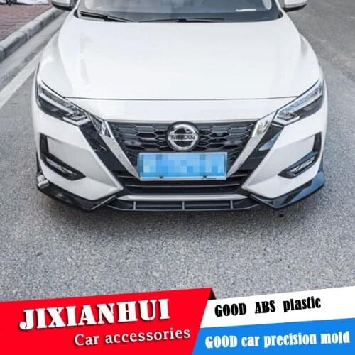 For Nissan Sentra Body kit spoiler 2020-2021 For SYLPHY sc ABS Rear lip rear spoiler front Bumper Diffuser Bumpers Protector
