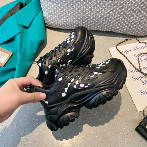 Fashion Designer Women Casual Sneakers Ladies Platform Shoes Breathable Thick Sole Female Sport Trainer Women Shoes Basket Femme