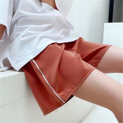 Spring and summer new sports wind side rolling Chiffon Maternity Shorts Maternity Pants